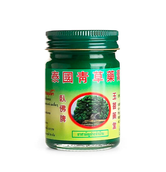 PHOYOK Original Thai Balm Green Herbal Ointment Massage Muscle Joints Sprain Aches 50g